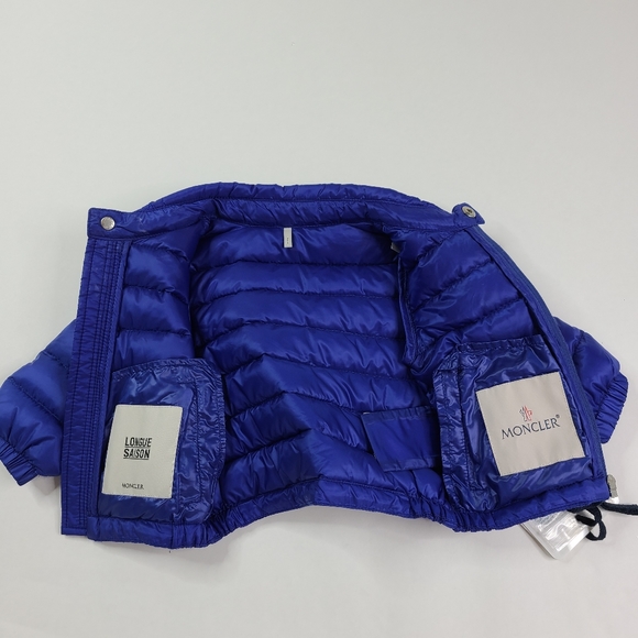 MONCLER Baby Blue Gaddy Puffer Jacket 3-6mo NWT - Picture 3 of 12